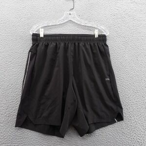 DSG‎ 7in Stride Athletic Run Shorts Size Medium Pure Black Mens Active NWT